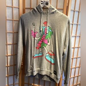 RVCA Hot Deezy OG ATH Graphic Hoodie Men's Size Small